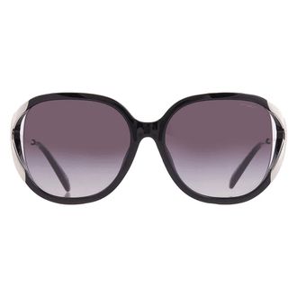 Coach Gradient Grey Oval Sunglasses HC8396U 50028G 56