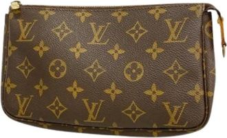 Louis Vuitton Pre-owned Clutches, female, Brown, Size: ONE SIZE Pre-owned Vintage Pouch
