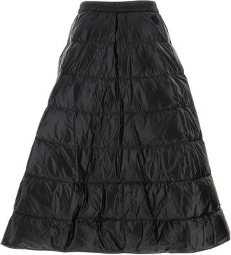 Moncler Quilted Nylon Skirt - Black