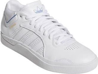 adidas Tyshawn Skateboarding Sneaker in White/Bluebird/Gold at Nordstrom Rack, Size 12