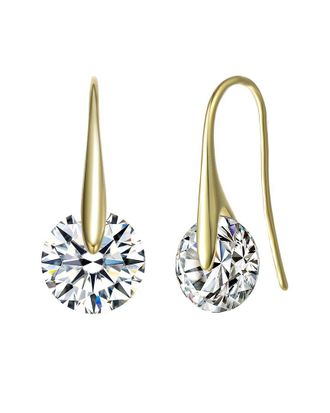 Genevive Silver Drop Earrings