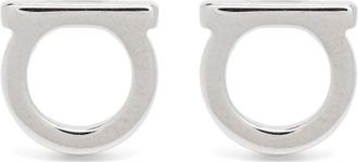 Ferragamo Silver Gancini earrings
