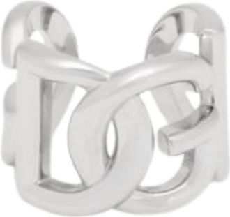 Dolce & Gabbana DG Logo Ring - Dames - Armbanden - Grijs - M - Accessoires