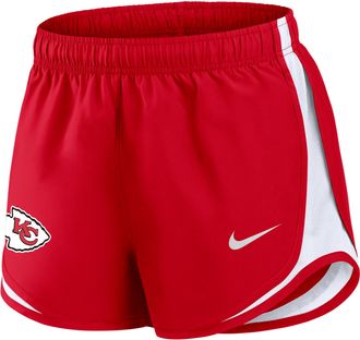 Nike Kansas City Chiefs Tempo Nike Womens Dri-FIT NFL Shorts in Red | 04PK090K7G-T2G