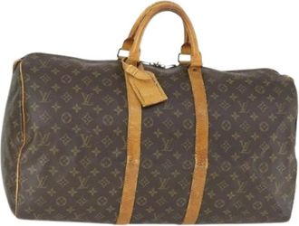Louis Vuitton Pre-owned Weekend Bags, female, Brown, Size: ONE SIZE Pre-owned Weekend Bag