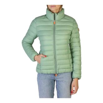 Save The Duck Winter Jackets, female, Green, Size: 2XS Padded Anorak Jacket
