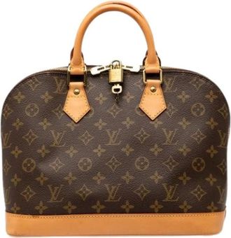 Louis Vuitton Pre-owned Handbags, female, Brown, Size: ONE SIZE Pre-owned Alma PM