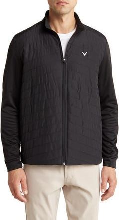 Callaway Long Sleeve Quilted Jacket in Caviar at Nordstrom Rack, Size Xx-Large