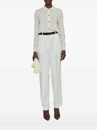 arch4 button-fastening shirt - women - Fabric - M - White