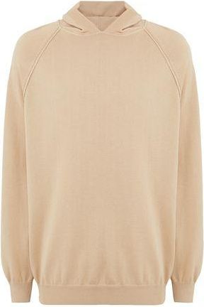 8 by YOOX COTTON RAGLAN REGULAR-FIT KNIT HOODIE