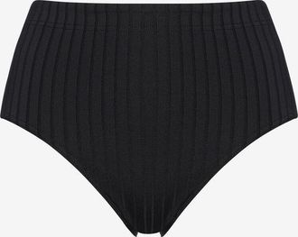 Eres Geripptes Bikinih&ouml;schen mit hoher Taille Costa