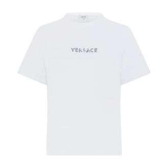 Versace Dames, Tops, Wit, Maat: 2XS Katoen