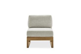 Castlery Teak Outdoor Armless Sofa - Beige