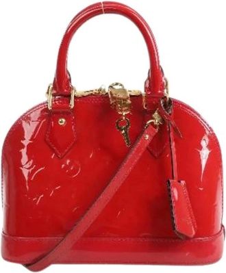 Louis Vuitton Pre-owned Mini Bags, female, Red, Size: ONE SIZE Pre-owned Alma BB