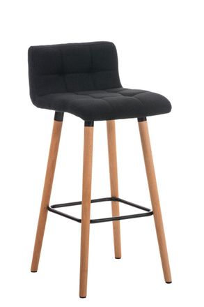 Clp Clp - Taburete De Bar Lincoln Tela Negro