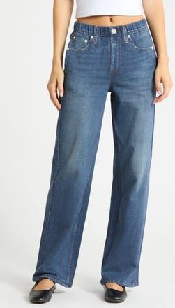 Rag & Bone Stormy High Waist Trouser Jeans in Clinton at Nordstrom Rack, Size 24