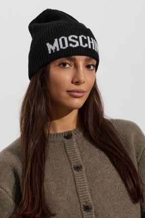 Moschino Cap With Logo, Unisex, Black