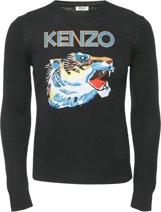 Kenzo T-shirt con motivo Tiger - Nero