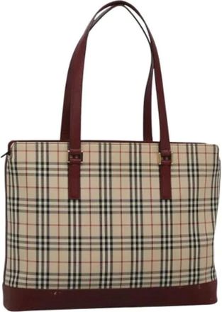 Burberry Pre-owned Tela bolsos-de-mano - Pre-owned - Mujer - Beige - ONE SIZE