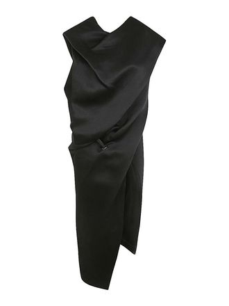 Pleats Please Issey Miyake Enveloping Midi Dress