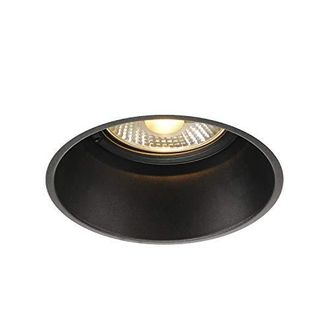 SLV TRITON MINI Deckeneinbauleuchte – Schwarz, Ø 4,5 Cm, Aluminium, 12° Ausstrahlungswinkel