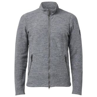 Ivanhoe of Sweden Louie Full Zip Wollpullover f&uuml;r Herren | grau