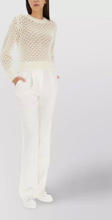 Fabiana Filippi perforated knit jumper