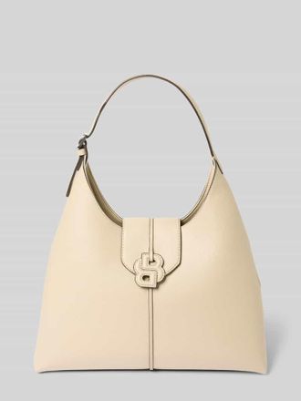 HUGO BOSS Umh&auml;ngetasche mit Logo Applikation in Beige, Gr&ouml;&szlig;e 1