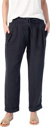 NSF Viola Pleated Trouser Pant In Midnight