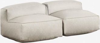 Sklum Sof&aacute; Modular De 2 Piezas Para Jard&iacute;n Dojans Sklum