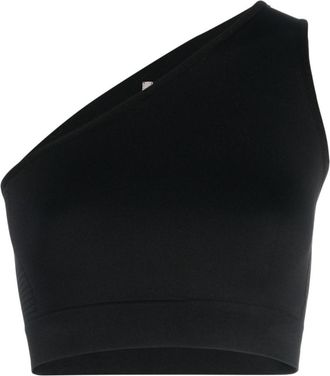 Rick Owens Black Black One-shoulder Cropped Top