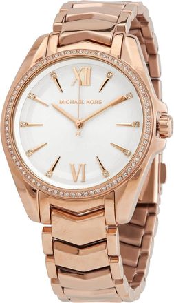 Michael Kors Whitney Quartz Crystal White Dial Ladies Watch MK6694
