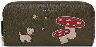Radley London Mushroom Mate Large Zip Around Wallet in Pine Needle at Nordstrom Rack