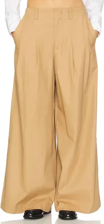 Simon Miller Thorne Twill Pant In Khaki
