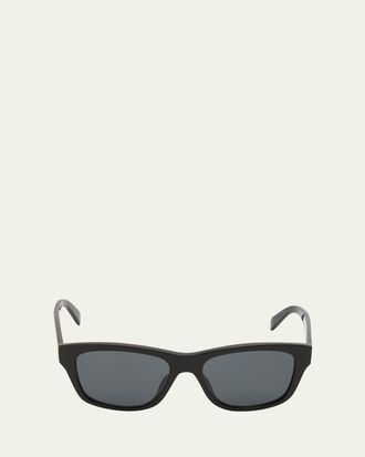 Celine Mens Monochroms Square Acetate Sunglasses