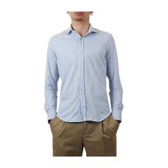 Paul & Shark Heren, Overhemden, Blauw, Maat: M Nylon