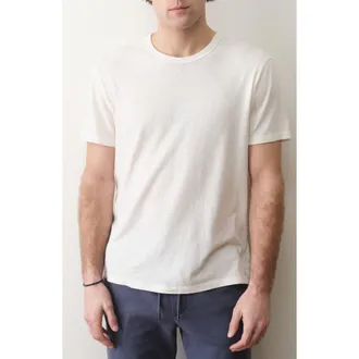 Marine Layer Relaxed Hemp Cotton T-Shirt in White at Nordstrom, Size Xx-Large