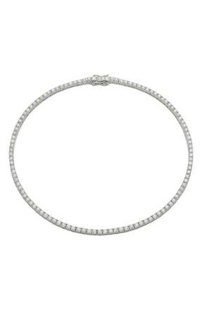 The M Jewelers NY The Thin Tennis Necklace in Silver at Nordstrom
