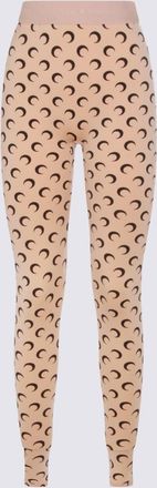 Marine Serre Beige Pants