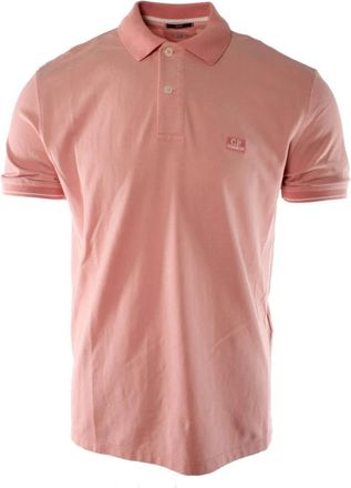 C.P. Company Tacting Piquet Polo - Heren - Polos - Roze - 2XL - Katoen - Tops