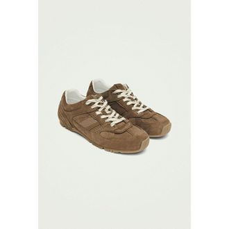 Alohas Su&egrave;de leren sneakers Tb. 56, dubbele veters