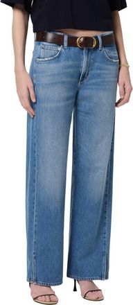 Citizens Of Humanity Track High Waist Wide Leg Jeans in Solstice Md Indigo at Nordstrom, Size 24