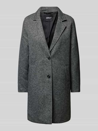 Only Mantel mit Reverskragen Modell SEDONA in Anthrazit Melange, Gr&ouml;&szlig;e M