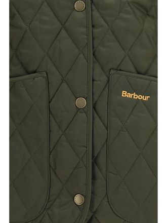 Barbour Womens Quilted Jacket Annandale Olive Outer: Polyamide