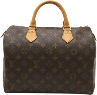 Louis Vuitton Pre-owned Vintage Monogram Handbag - Dames - Vintage Handtas - Bruin - ONE Size - Vintage