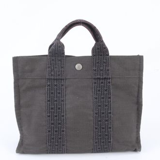 Herm&egrave;s Black Shoulder Bag Tote Bag (Pre-Owned)