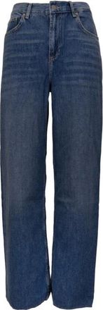 Liu Jo Straight Jeans - Dames - Regular Fit Jeans - Blauw - W29 - Katoen - Jeans