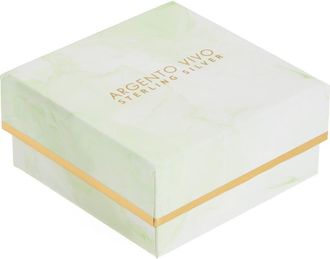 Argento Vivo Bead Rim Cubic Zirconia Pendant Necklace in Gold at Nordstrom Rack