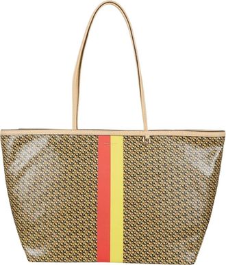 Tory Burch Tan Racer Large Tote