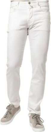 Jacob Cohen Slim-Fit Bard Jeans - Heren - Slim Fit Jeans - Wit - W34 - Katoen - Jeans